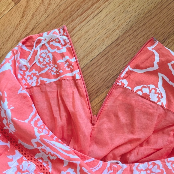 Women’s Jones New York long coral size 8 A-line skirt - Picture 6 of 8